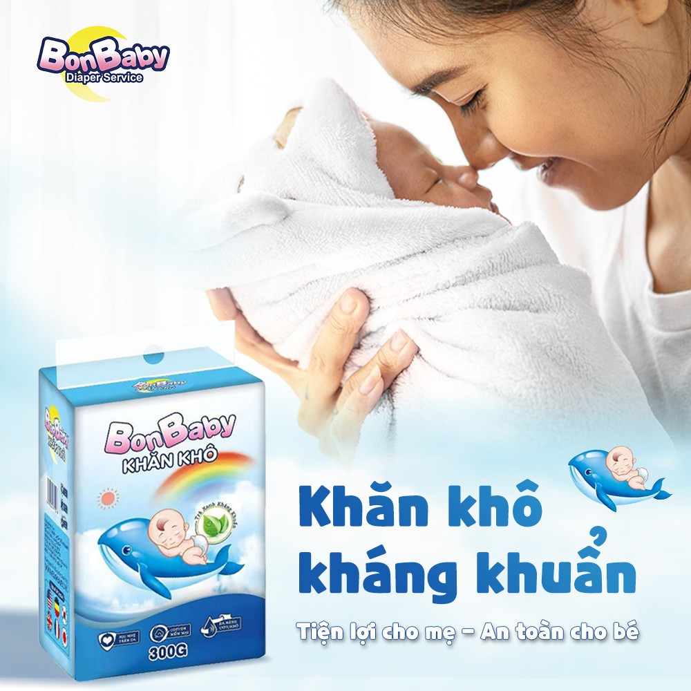 Khăn khô Bonbaby - Lựa chọn khăn khô cho bé hàng đầu