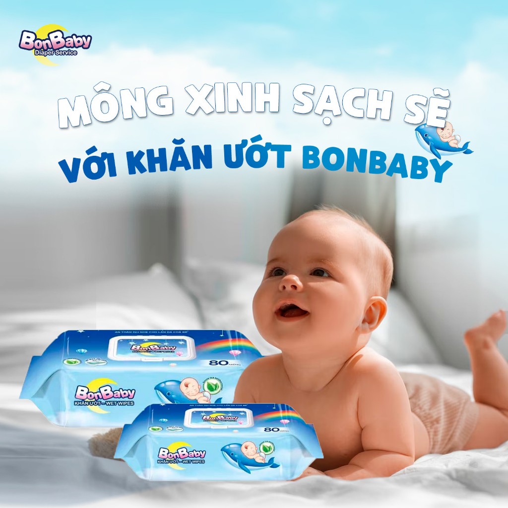 Khăn Ướt Bonbaby – Đột Phá Công Nghệ Sóng 3D Và Sợi Rayon Tự Nhiên Cho Bé