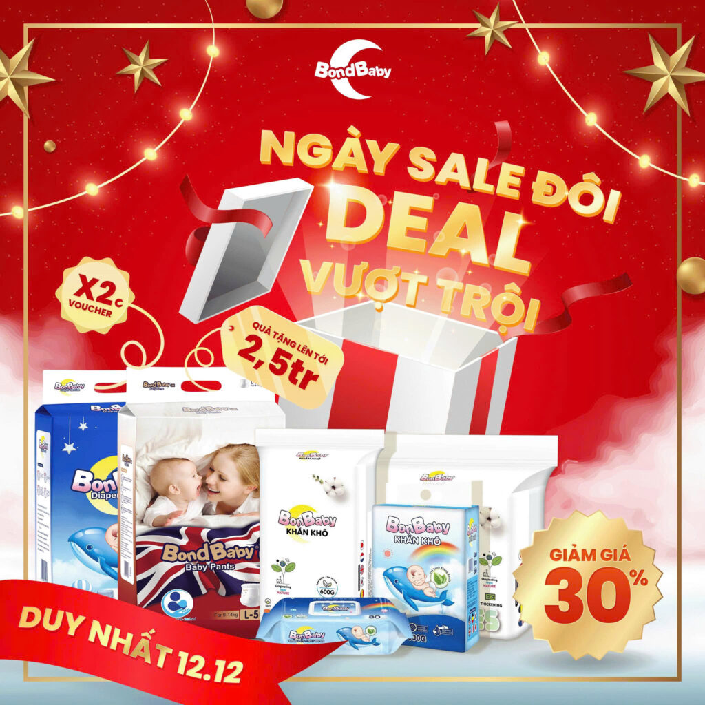 Siêu sale 12-12 nhà Bonbaby