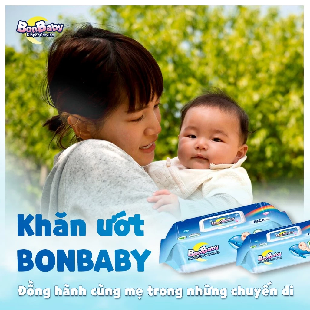 Khăn Ướt Bonbaby – An Toàn Tuyệt Đối Cho Làn Da Trẻ Sơ Sinh